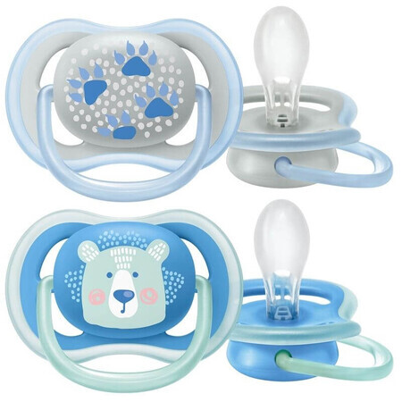 Philips Avent Soother Ultra air pastel 6-18m garçon 2 pcs