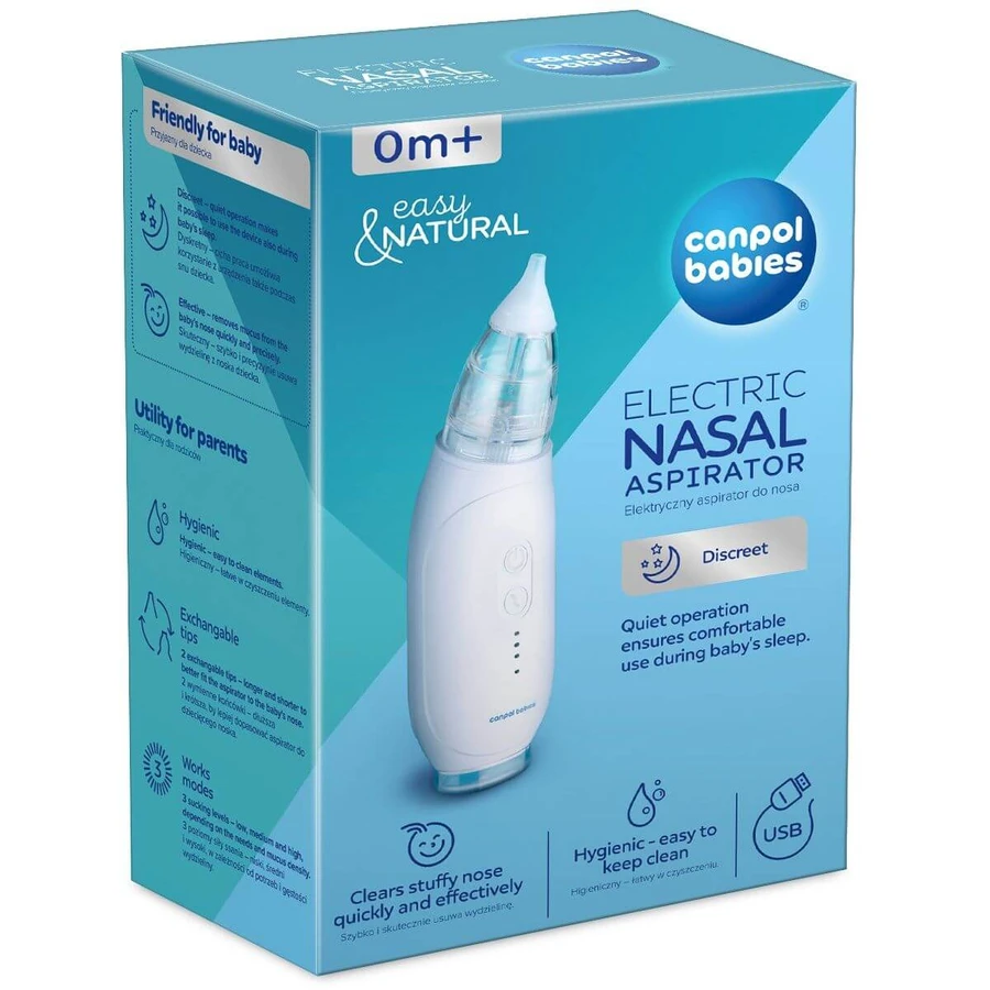 Canpol Easy&Natural elektrische baby-neuspomp