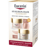 Eucerin Hyaluron-Filler + Elastizität Rosé Tagescreme SPF30 und Nachtcreme 2 x 50 ml