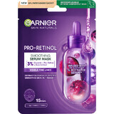 Garnier Skin Naturals Pro-retinol maschera in tessuto levigante con siero 22 g