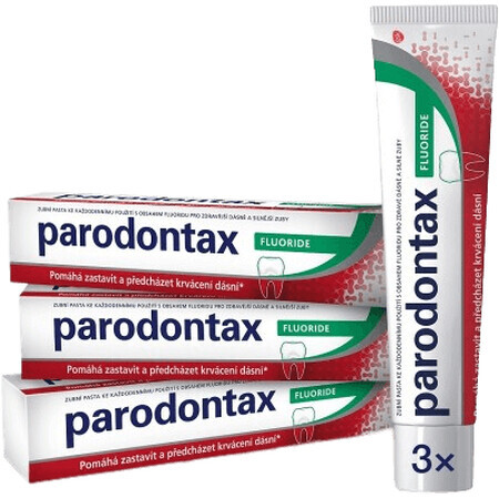 Parodontax Fluoride Toothpaste 3 x 75 ml