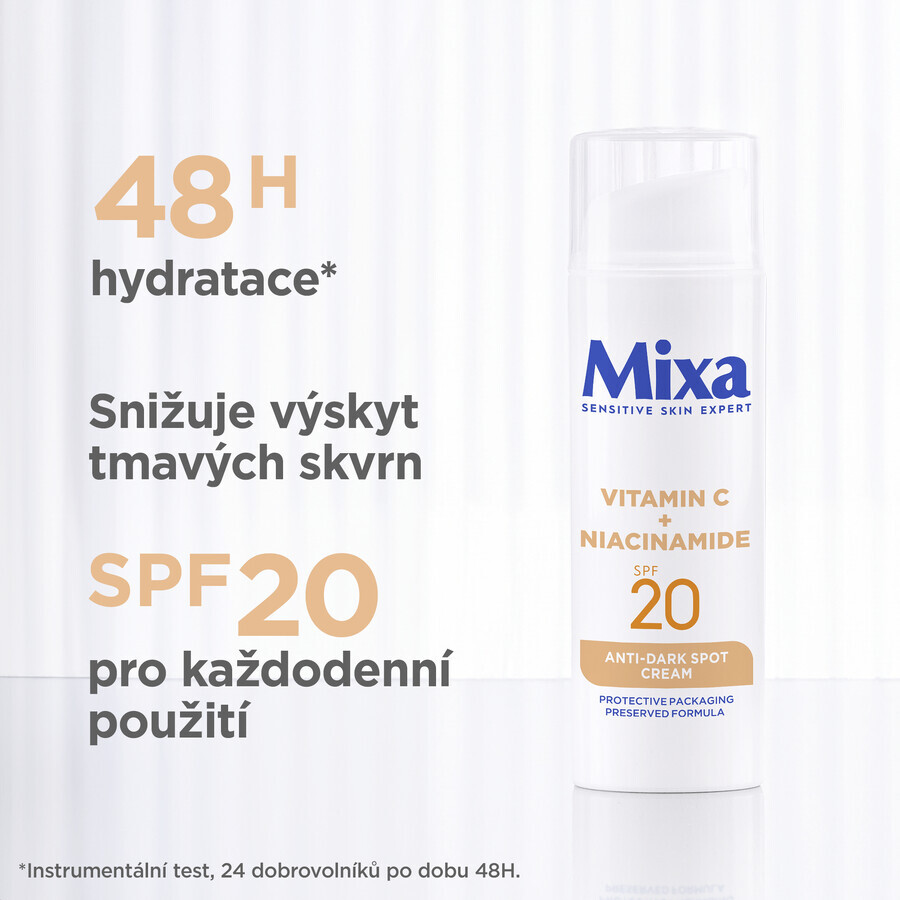 Mixa Crema anti-scuro SPF 20, 50 ml