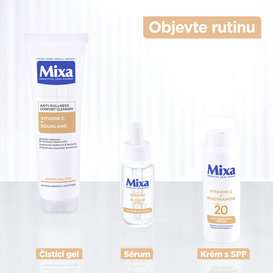 Mixa Crema anti-scuro SPF 20, 50 ml