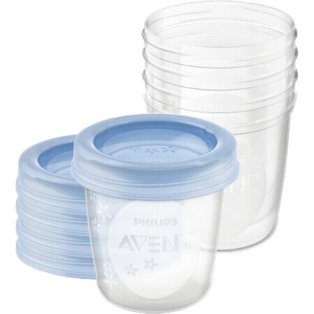 Philips Avent VIA cups with lids, 5 x 180 ml