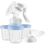 Philips Avent Tiralatte manuale con sistema di stoccaggio VIA 8 pz.