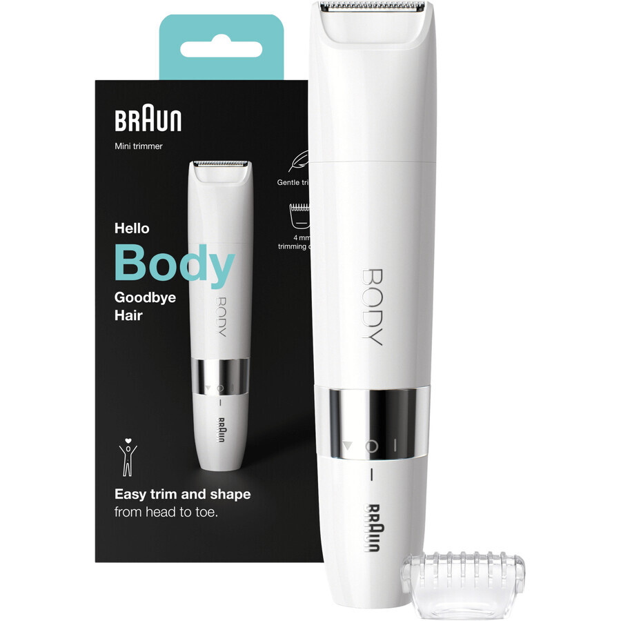 Braun Body Mini Trimmer BS1000 depilatore elettrico per il corpo