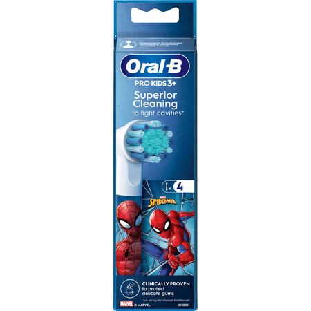 Oral-B Pro Kids Spiderman Ersatzköpfe 4 Stück