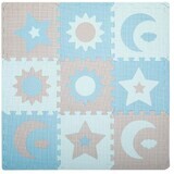 MoMi SKY SKY blue foam puzzle play mat