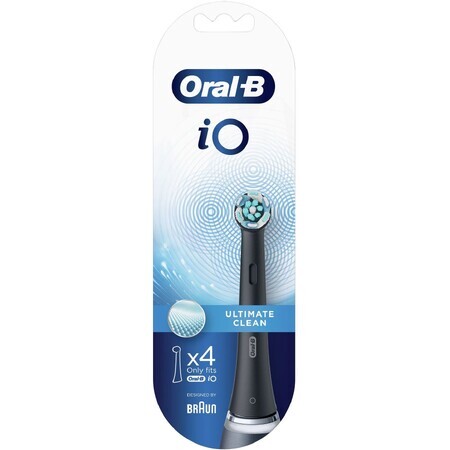 Oral-B iO Ultimate Clean Negro 4 piezas