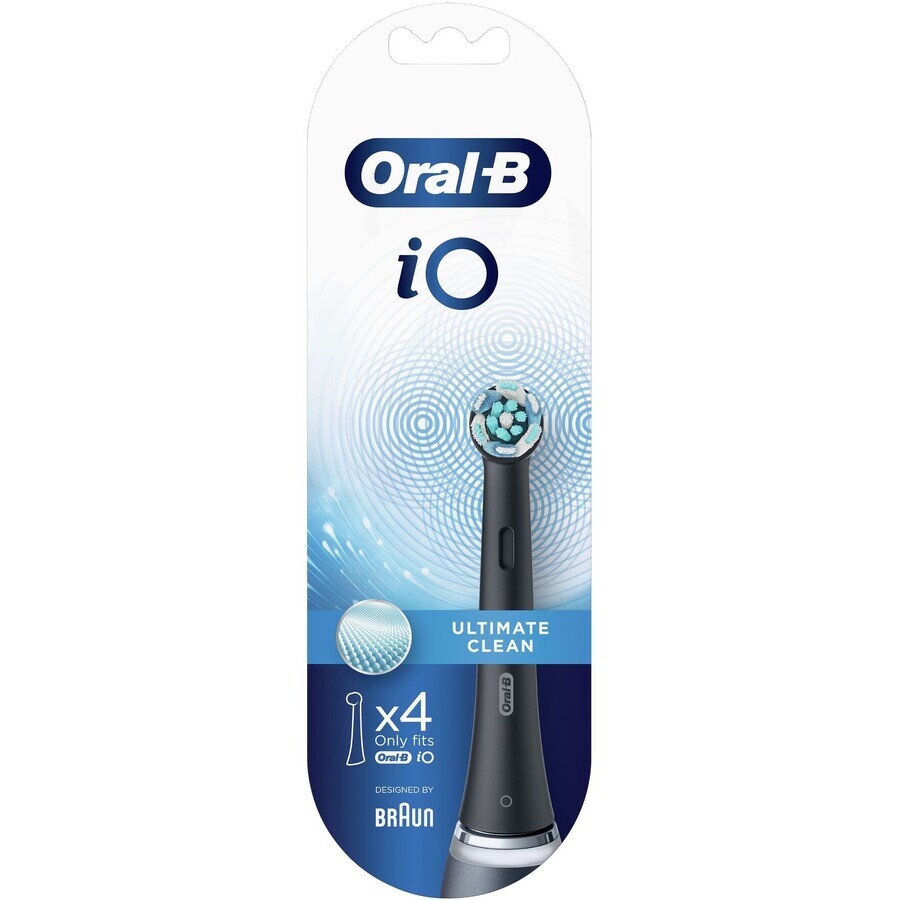 Oral-B iO Ultimate Clean Negro 4 piezas