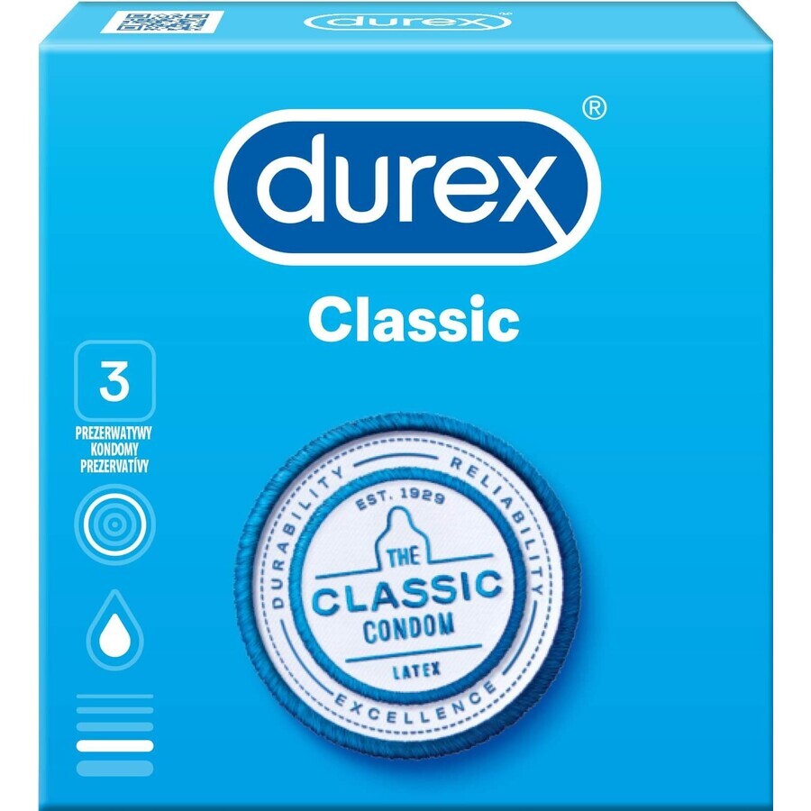 Preservativi Durex Classic 3 pz.