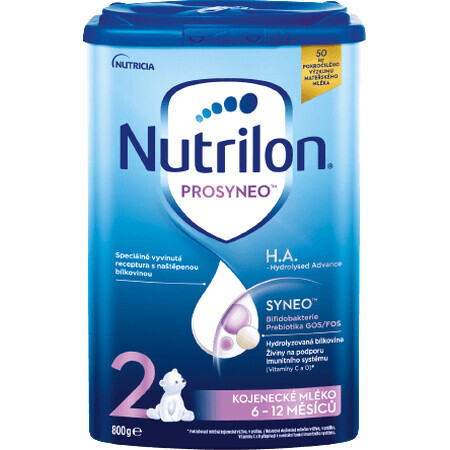 Nutrilon 2 Prosyneo PLV uit Groot-Brittannië. 7 maanden 800 g