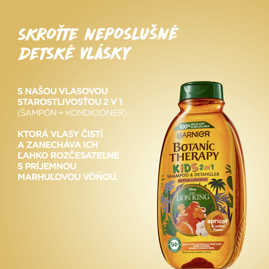 Garnier Botanic Therapy Disney Bambini 2in1 Shampoo e Balsamo Re Leone Caise 400 ml