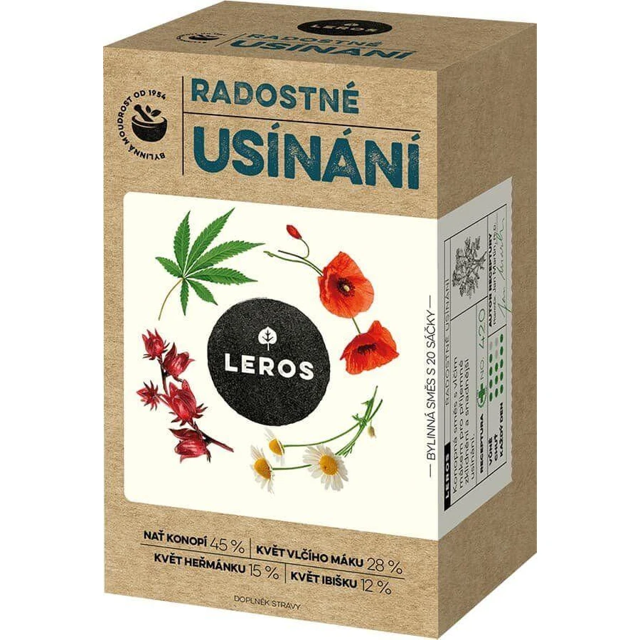 Leros Radosne zasypianie Konopie i łubin, 20 x 1 g: ceny i cechy