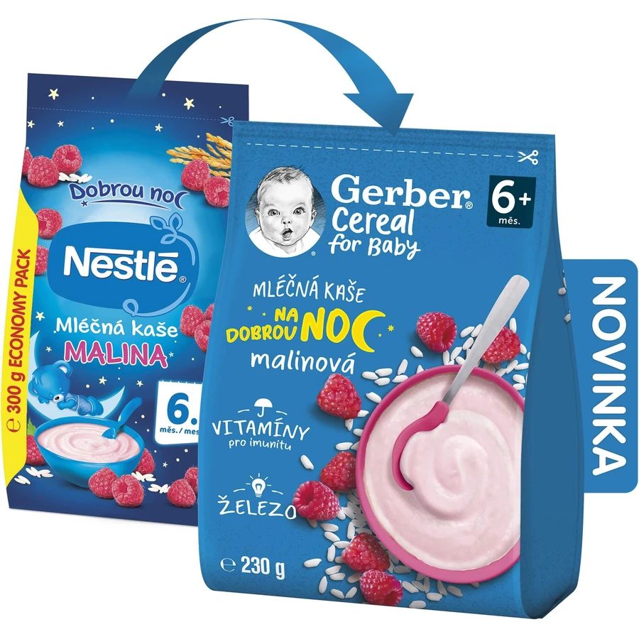 Gerber Müsli Milchbrei Himbeere Gute Nacht 230 g