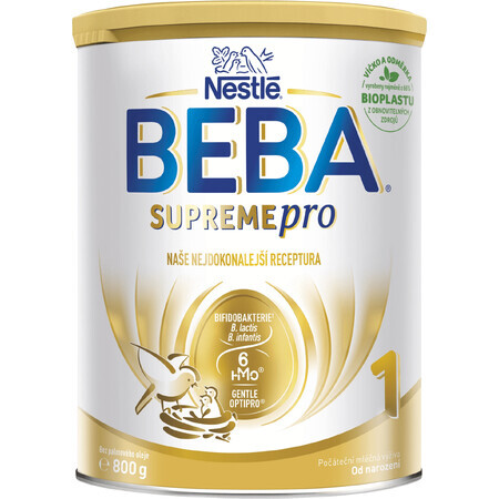 Nestlé Beba SUPREMEfor 1 latte artificiale dalla nascita 6HMO 800 g