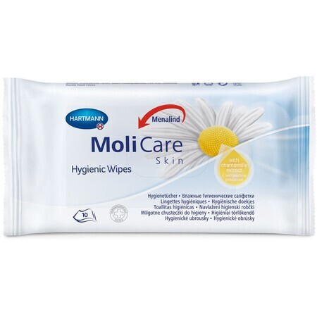 MoliCare SKIN Serviettes hygiéniques à l'extrait de camomille 10 pcs