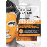 L'Oréal Paris Men Expert Masque textile énergisant Hydra Energetic Hydra Energising Face Mask 1 pc