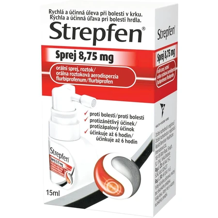 Strepfen Spray 8,75mg orale oplossing 15 ml