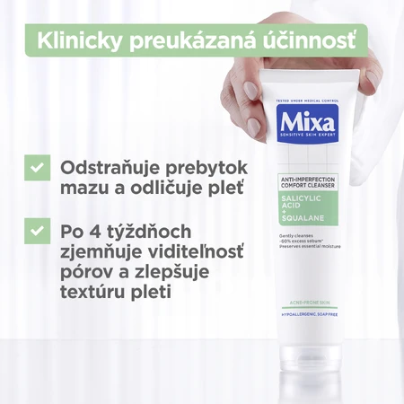 Gel de curățare antiimperfecțiuni Mixa 150 ml