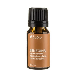 BENZOINE, etherische olie balsamico extract (styrax benzoë, dipropyleenglycol), 10 ml, Sabio