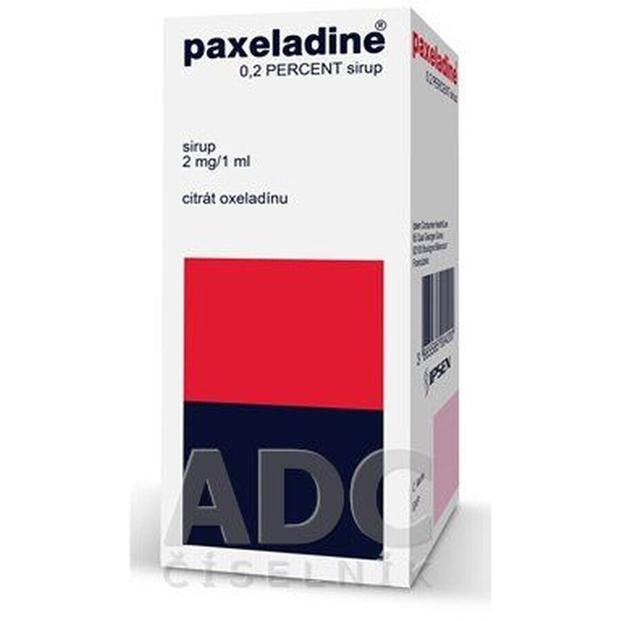 Paxeladine 0,2% siroop 100 ml