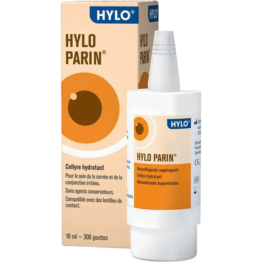 Ursapharm HYLO-PARIN EYEDROPS picături hidratante pentru ochi 10 ml