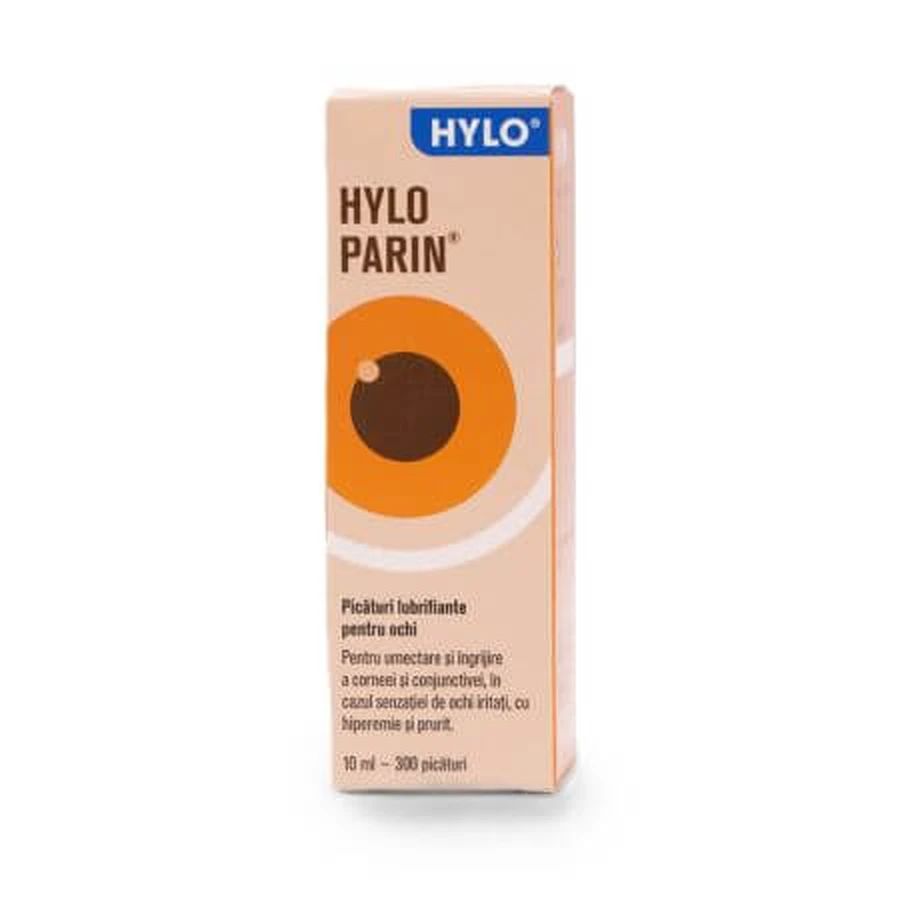Ursapharm HYLO-PARIN EYEDROPS moisturizing eye drops 10 ml