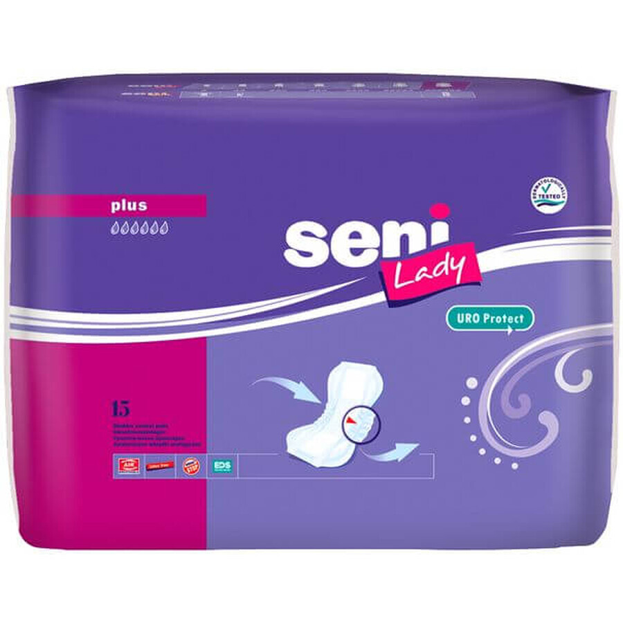 Seni Lady Plus Incontinentie Inleggers 15 stuks