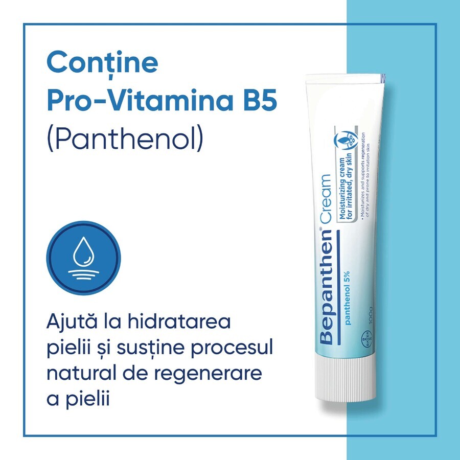 Crema con pantenolo al 5% Bepanthen, 100 g, Bayer