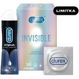 Durex SEX Unsichtbar 16 Stück + Gel 50 ml