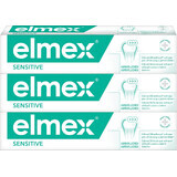 Elmex Sensitive Tandpasta voor gevoelige tanden 3 x 75 ml