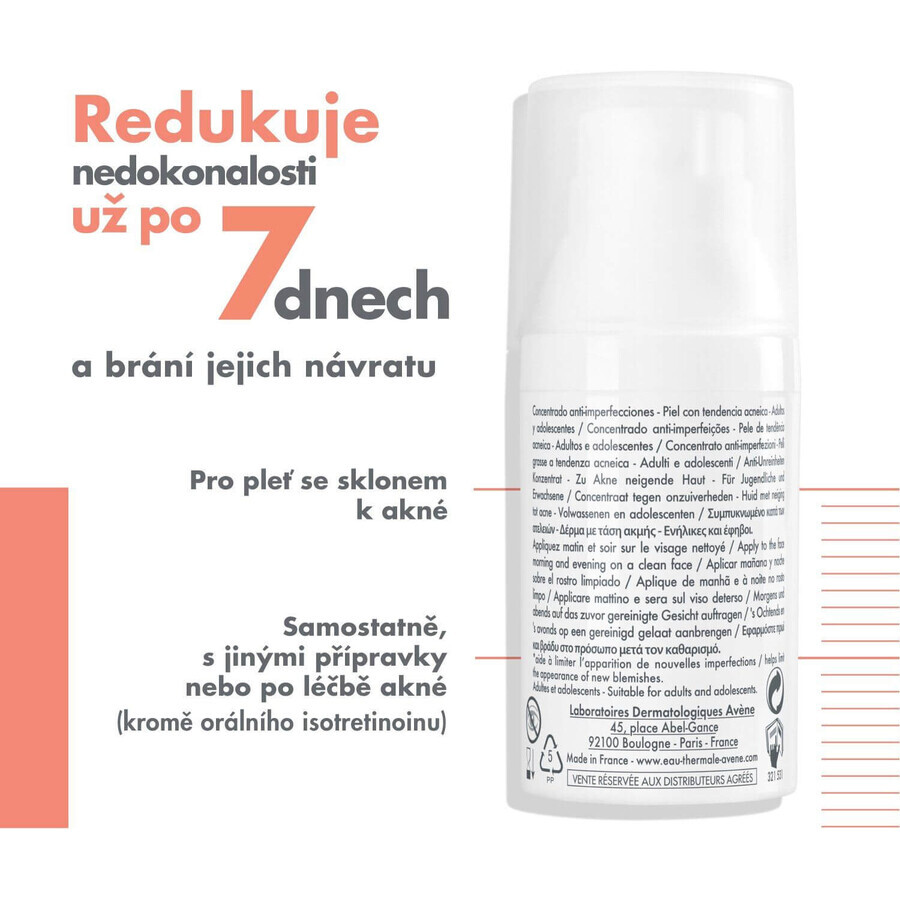 Avène Cleanance Comedomed Cuidado concentrado para pieles sensibles con tendencia acneica 30 ml