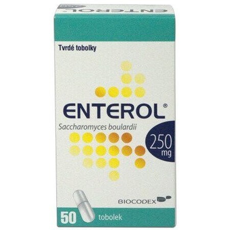 Enterol 250 mg, 50 gélules