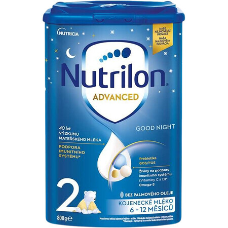 Nutrilon 2 Advanced Good Night Formulă de continuare pulbere 800 g