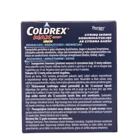 Coldrex MaxGrip Zitrone 10 Sachets, Perrigo