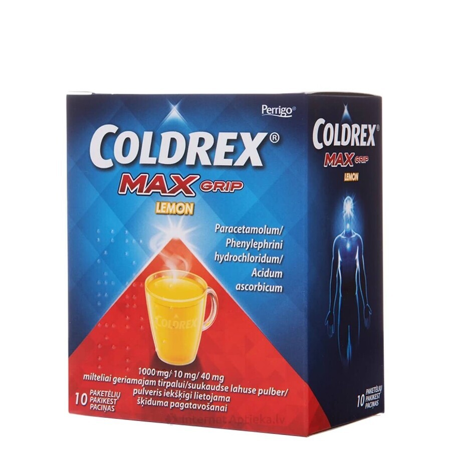 Coldrex MaxGrip Lemon 10 sachets