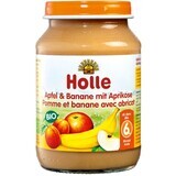 Holle biologische baby snack Appels en bananen met abrikozen 190 g