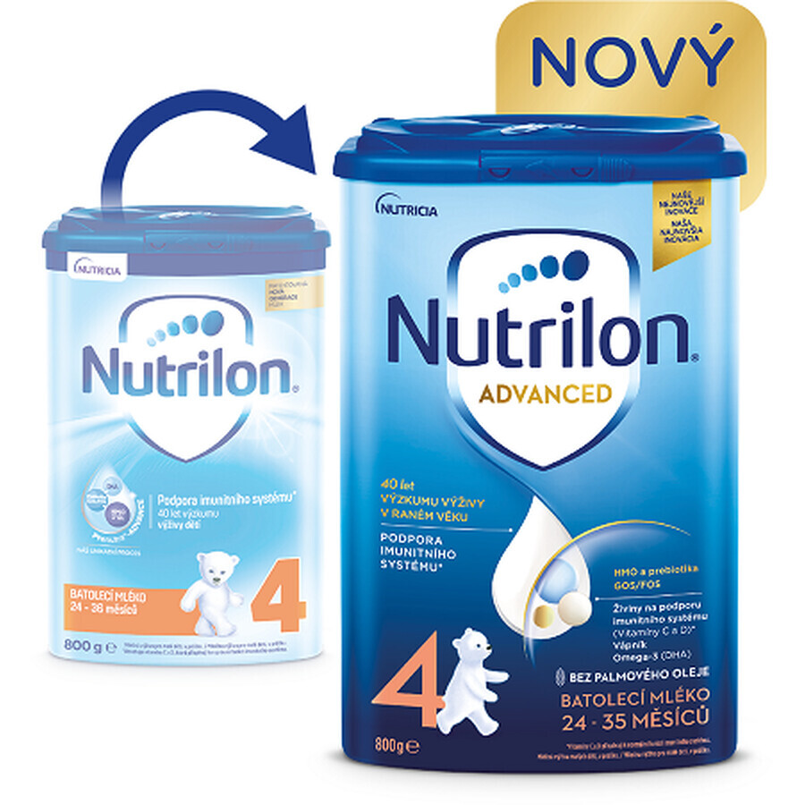 Nutrilon 4 Advanced formulă de lapte praf pentru copii mici 800 g