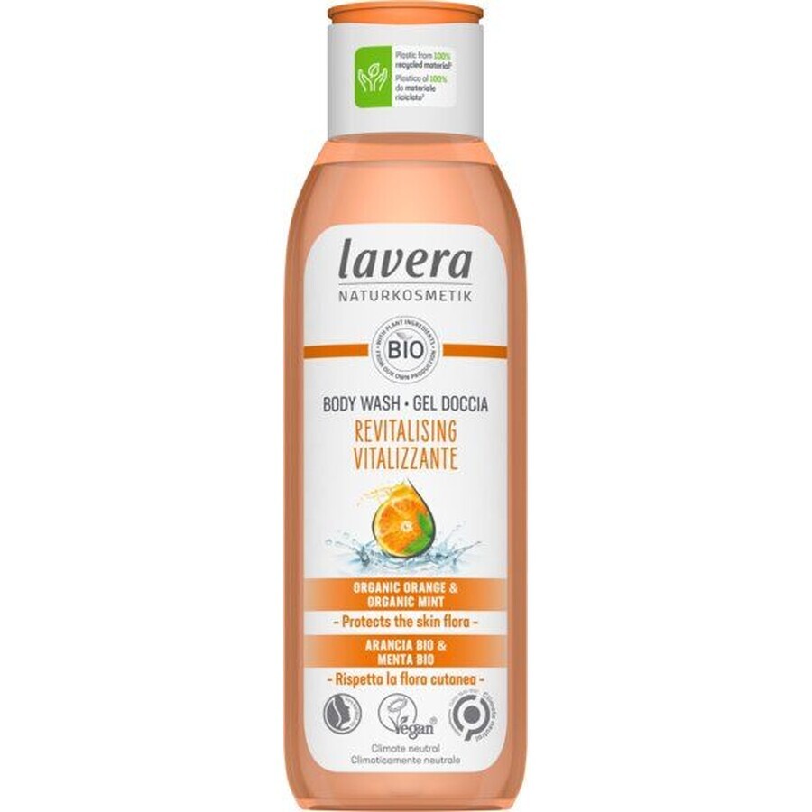 Lavera revitalizing shower gel with orange and mint fragrance 250 ml