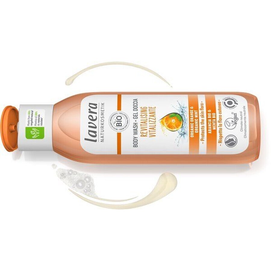 Lavera revitalizing shower gel with orange and mint fragrance 250 ml