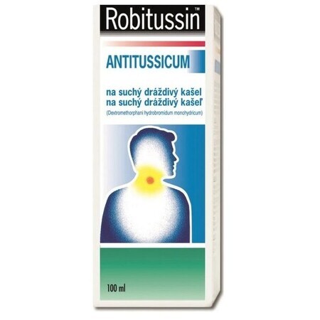 Robitussin Antitussicum siroop voor droge geïrriteerde hoest 100 ml