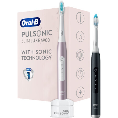 Spazzolino elettrico Oral-B Pulsonic Slim Luxe 4900 2 pz.