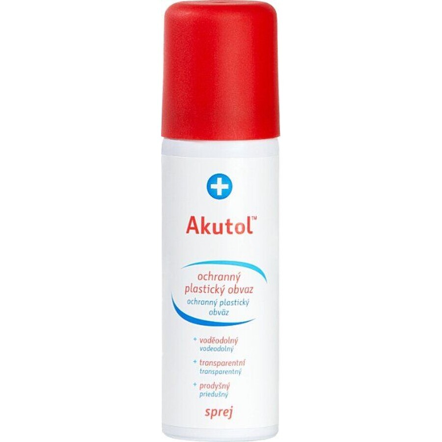 AvePharma Akutol spray plastic bandaj de protecție, spray propulsor 60 ml