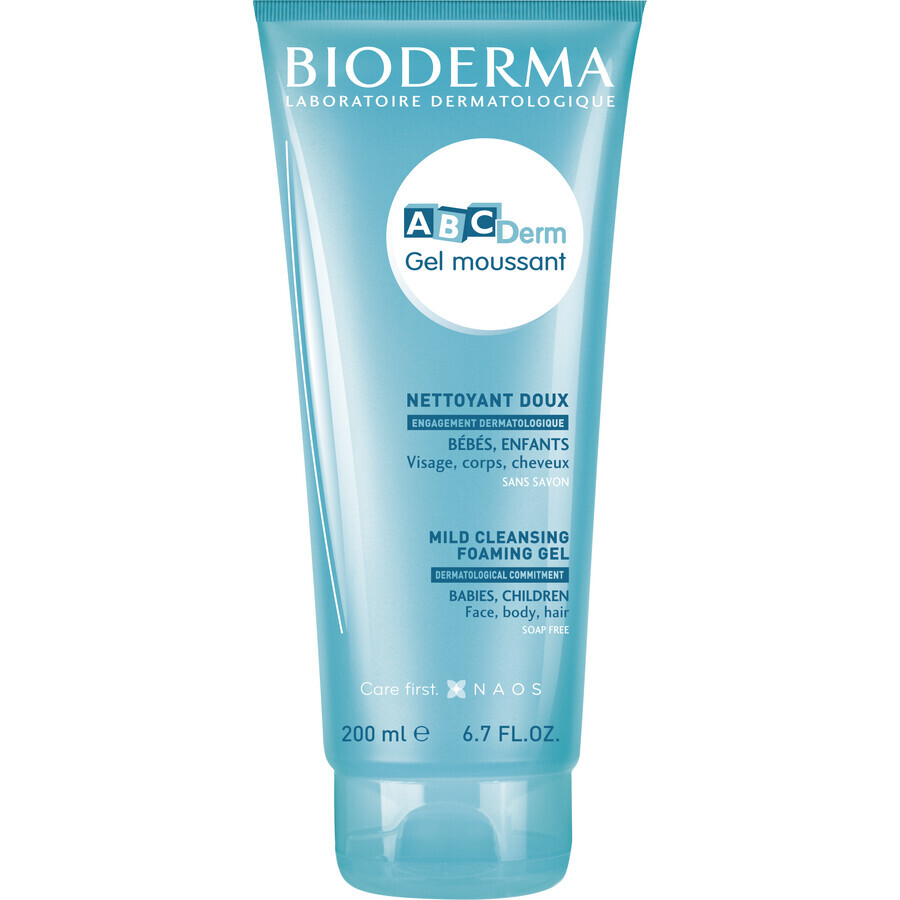 Bioderma ABCDerm Foaming Gentle Cleansing Gel 200 ml