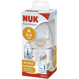 Nuk First Choice Bottle Temperature control beige 150 ml