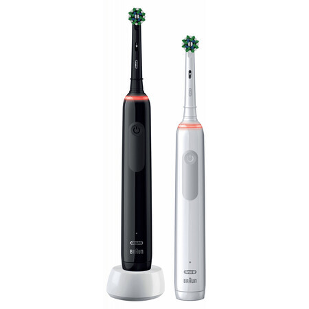 Oral-B Pro 3900 Duo Elektrische Tandenborstel Zwart&Wit 2 pakjes