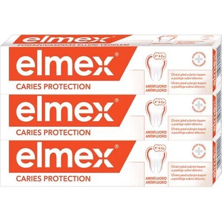 Elmex Cariës Protection aminofluoride tandpasta 3 x 75 ml