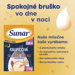 Sunar gachas de sémola de leche para dormir bien canela, manzana 210 g