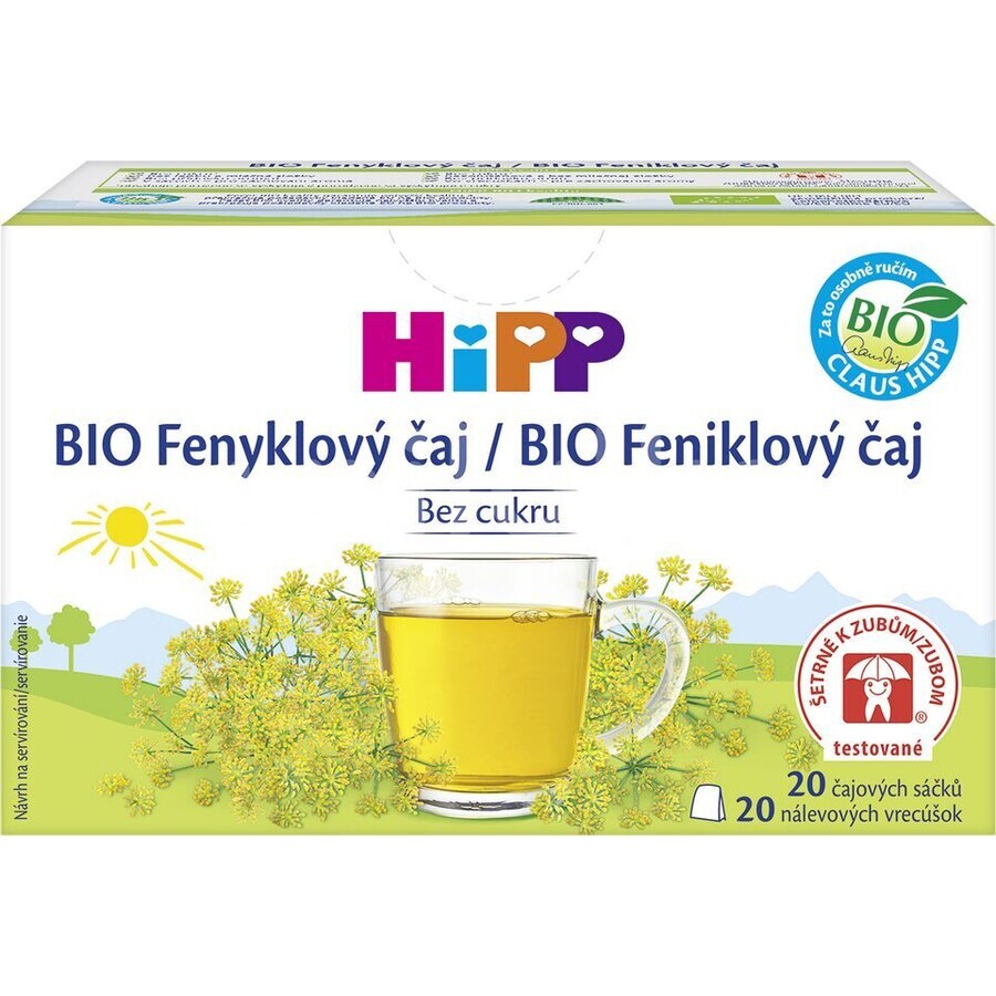 HiPP Organic fennel tea bags 20 x 1.5 g